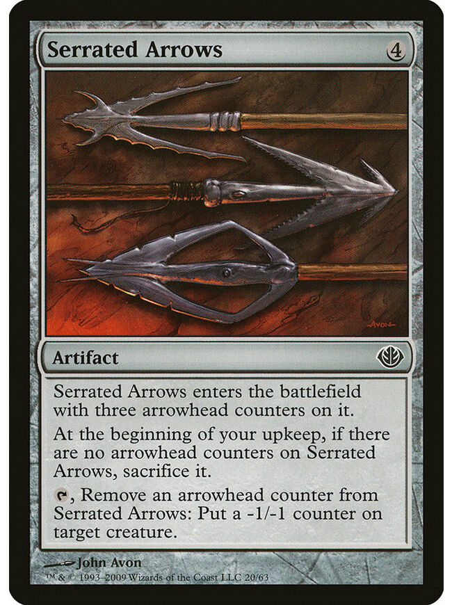 Serrated Arrows