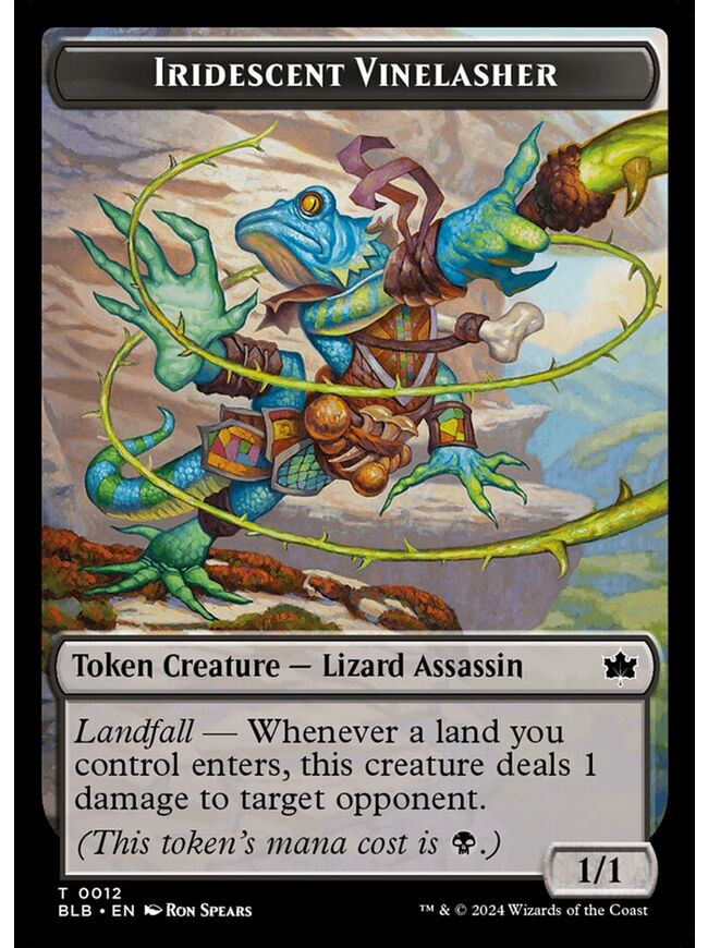Iridescent Vinelasher Token
