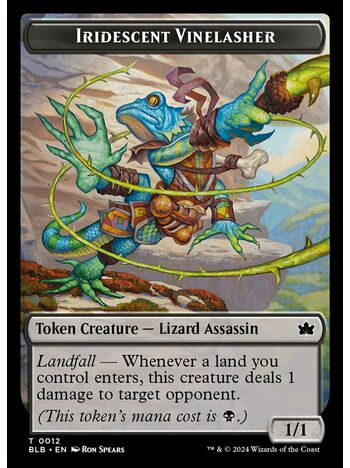 Iridescent Vinelasher Token