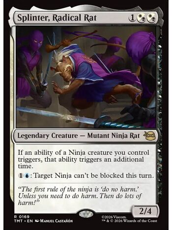 Splinter, Radical Rat