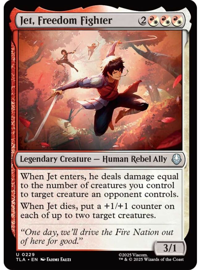 Jet, Freedom Fighter