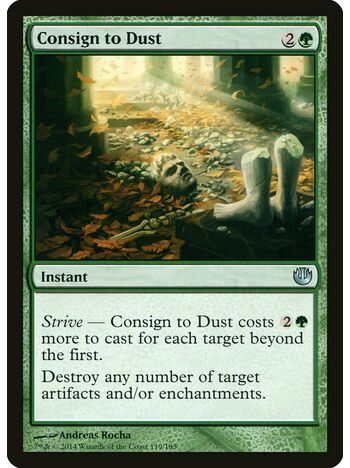 Consign to Dust