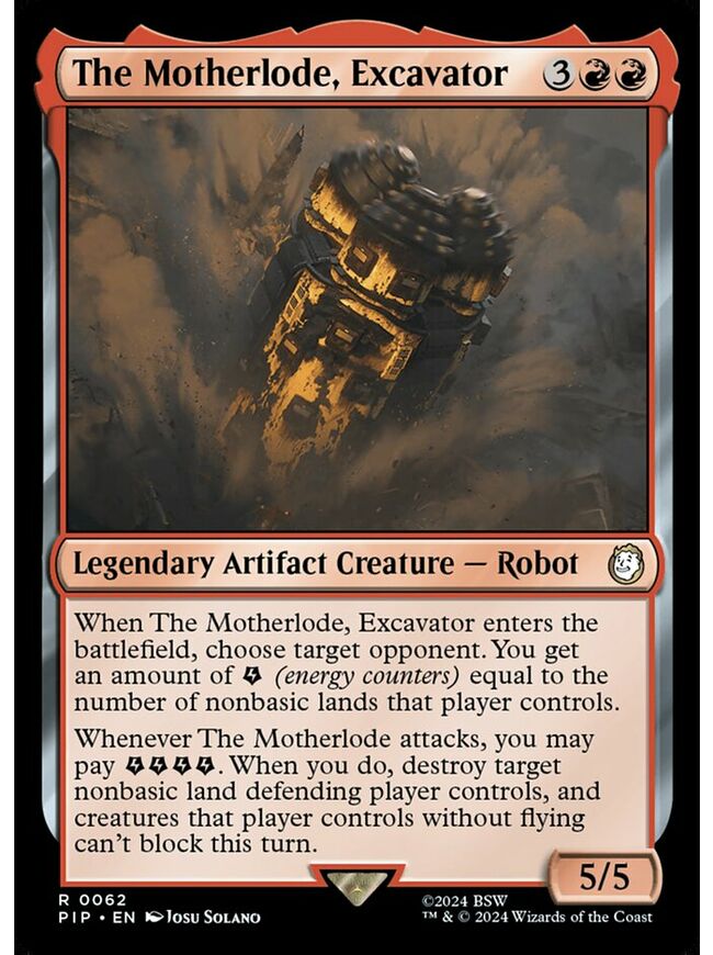 The Motherlode, Excavator