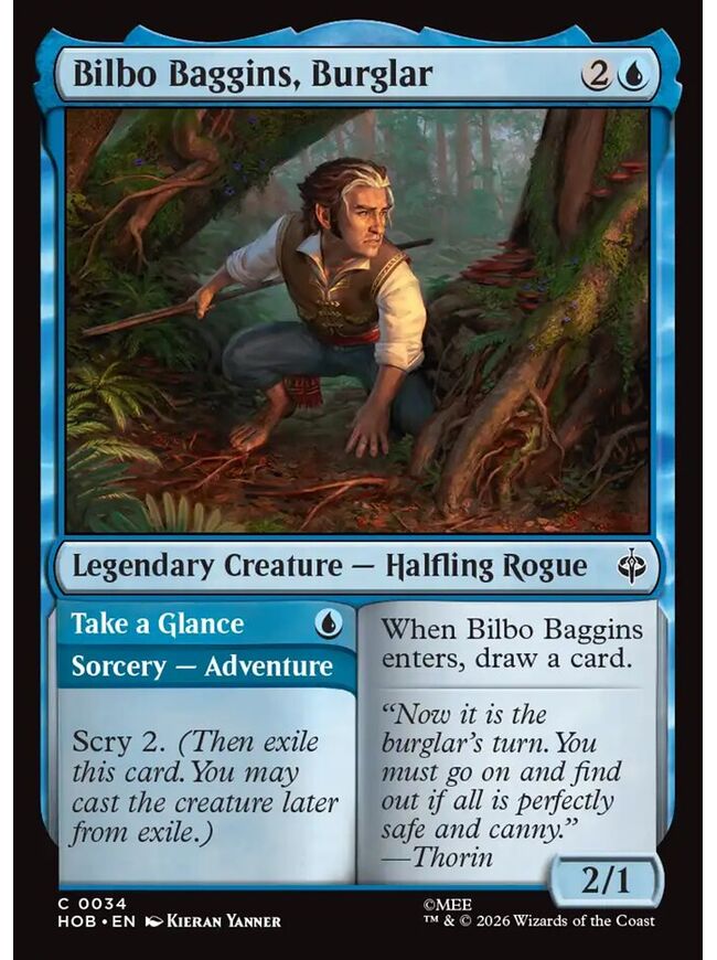 Bilbo Baggins, Burglar // Take a Glance