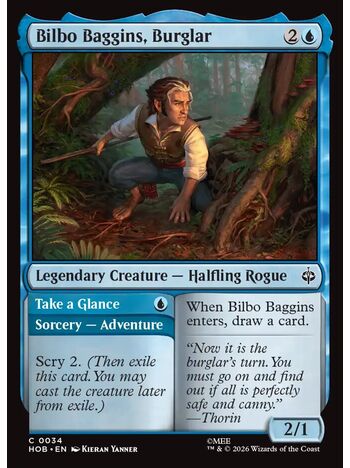 Bilbo Baggins, Burglar // Take a Glance