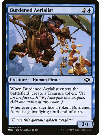 Burdened Aerialist