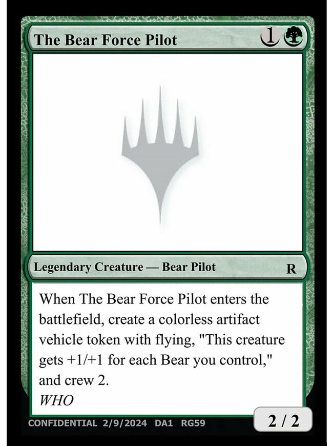 The Bear Force Pilot