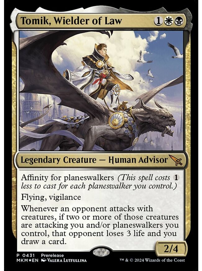 Tomik, Wielder of Law