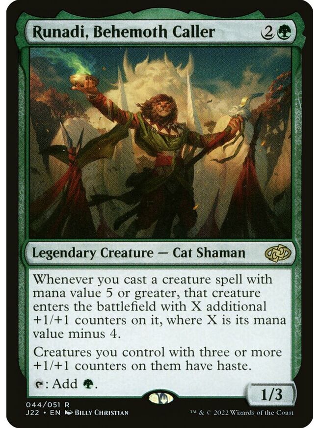 Runadi, Behemoth Caller