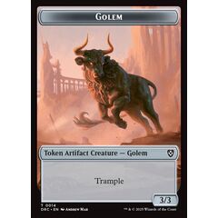 Golem Token (3/3) (Trample)