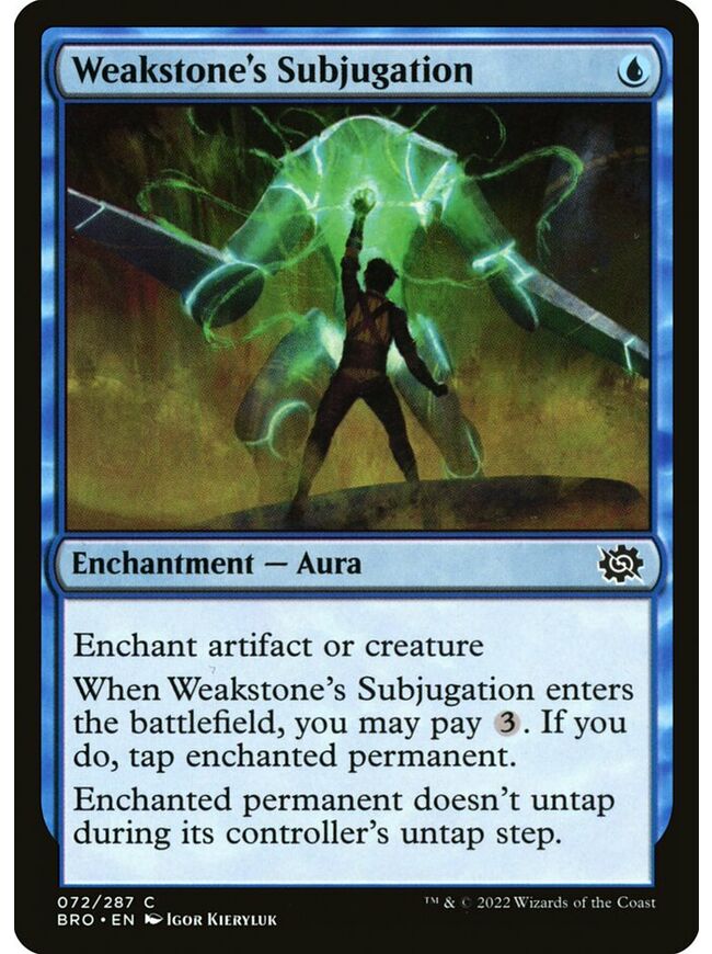 Weakstone's Subjugation