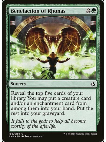 Benefaction of Rhonas