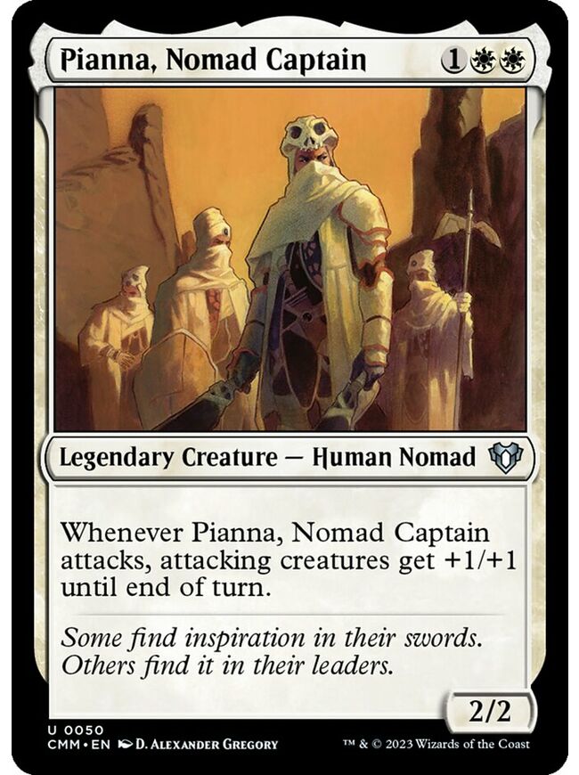 Pianna, Nomad Captain