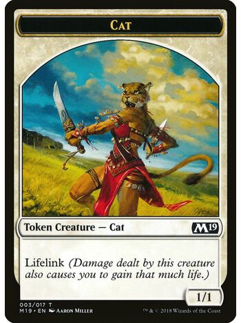 Cat Token (1/1) (Lifelink)
