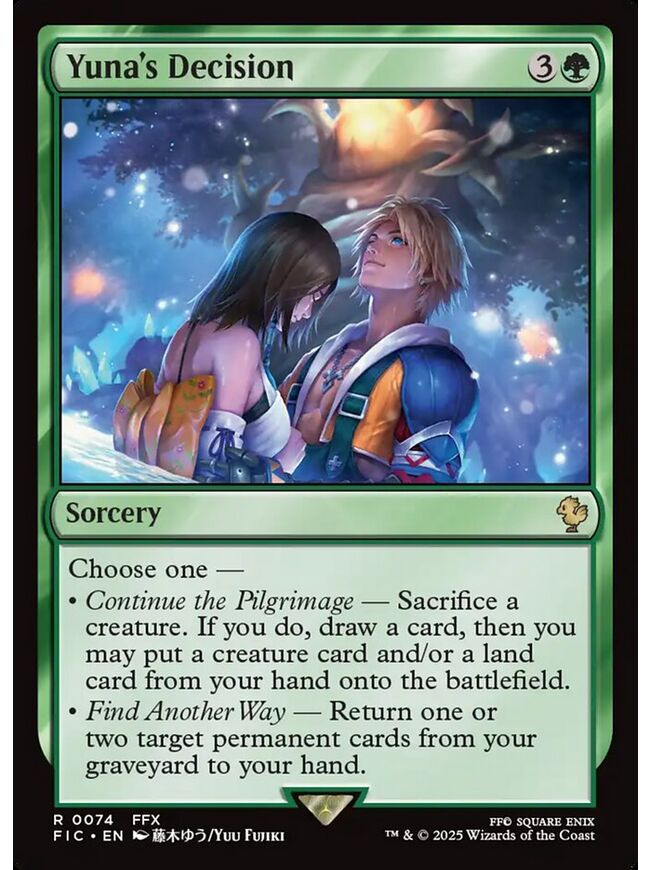 Yuna's Decision