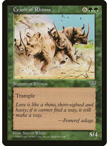Crash of Rhinos