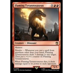 Flaming Tyrannosaurus