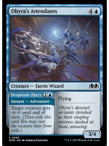 Obyra's Attendants // Desperate Parry