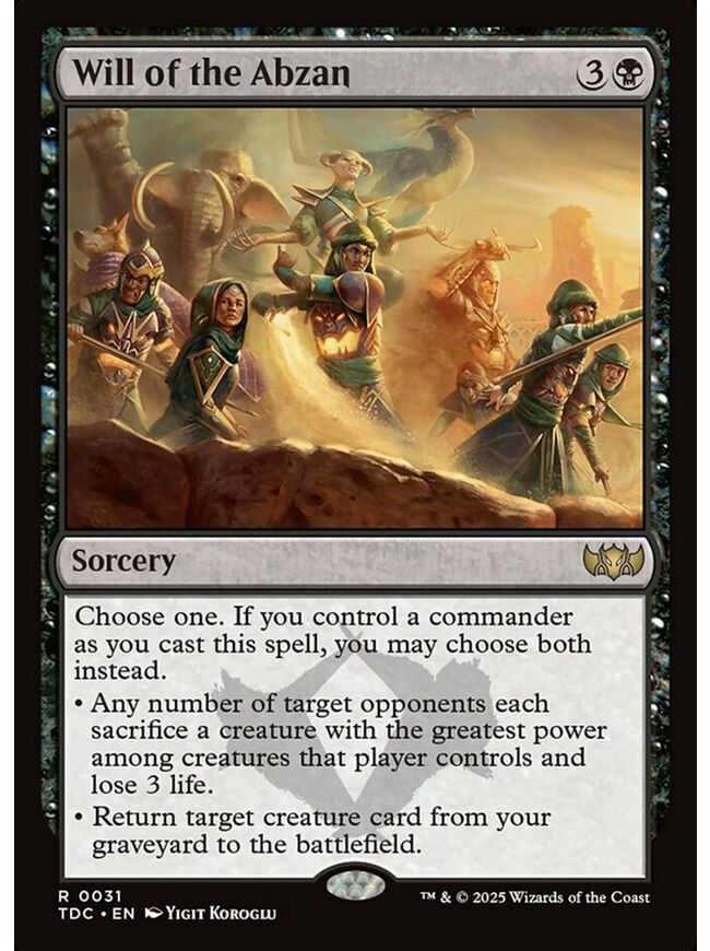 Will of the Abzan