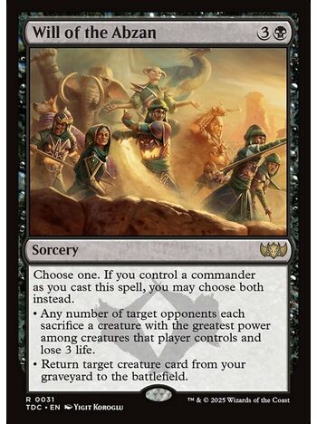 Will of the Abzan