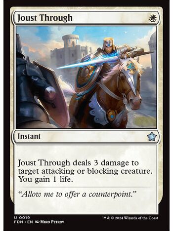 Joust Through