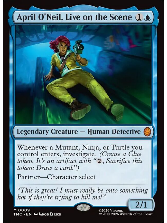 April O'Neil, Live on the Scene