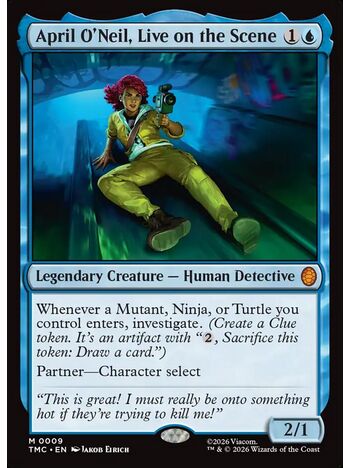 April O'Neil, Live on the Scene