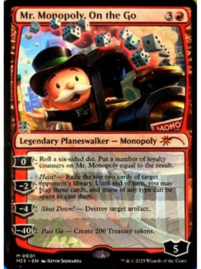 Mr. Monopoly, On the Go