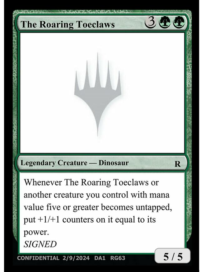The Roaring Toeclaws