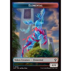 Elemental Token (4/4) (Blue/Red)