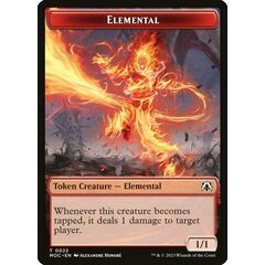 Elemental Token (1/1) (Tapped)