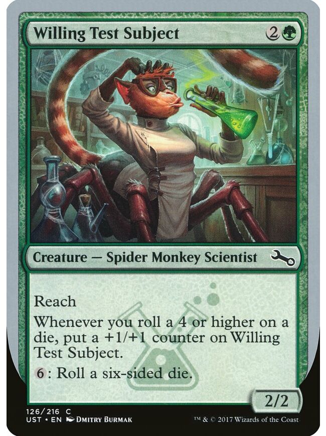 Willing Test Subject