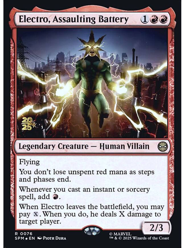 Electro, Assaulting Battery