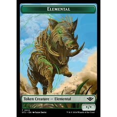 Elemental Token (*/*) (Green)