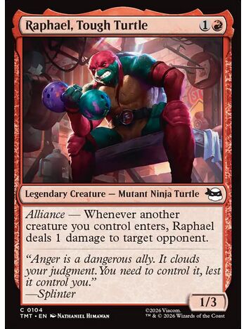 Raphael, Tough Turtle