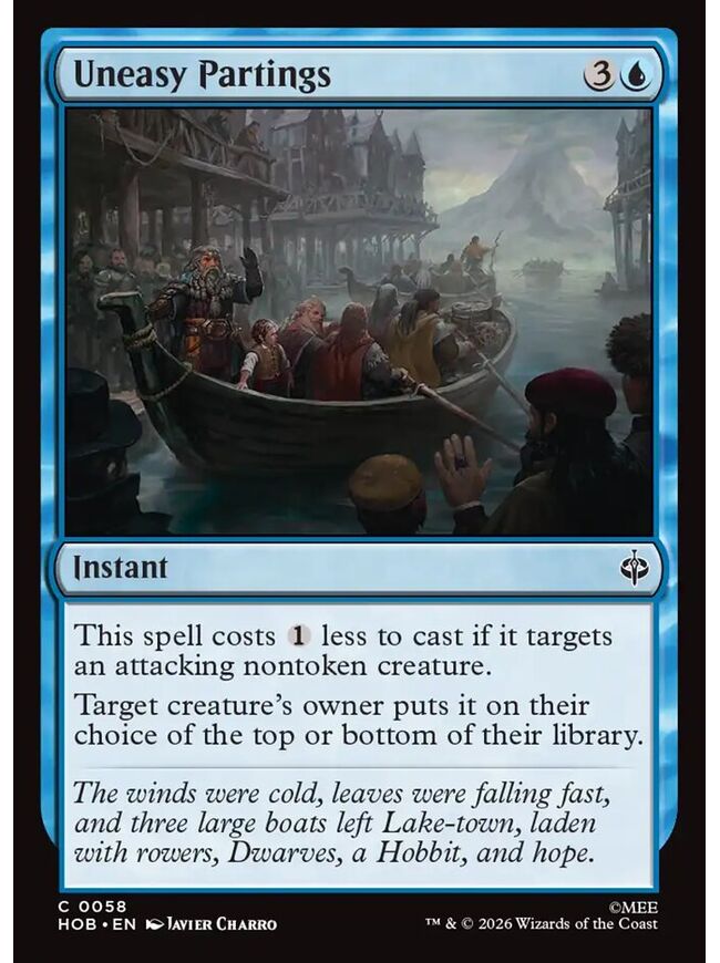 Uneasy Partings