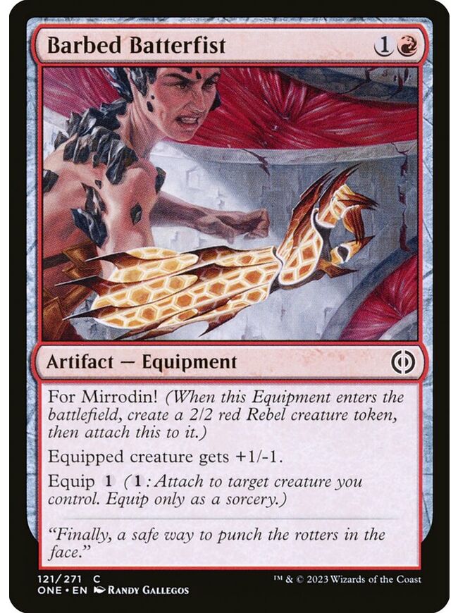 Barbed Batterfist