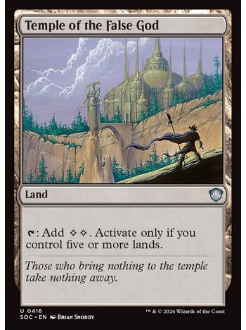 Temple of the False God