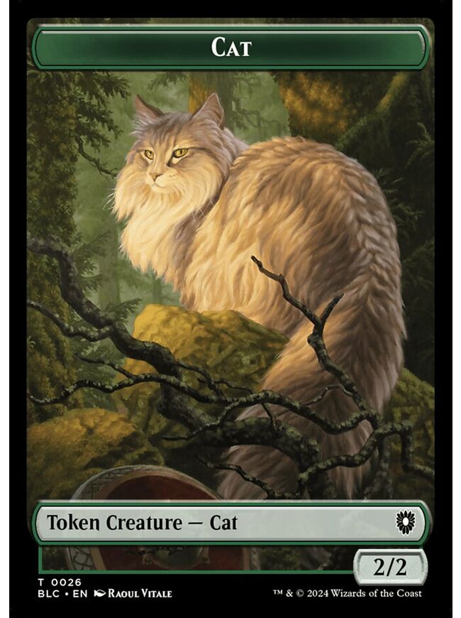 Cat Token (2/2) (Green)