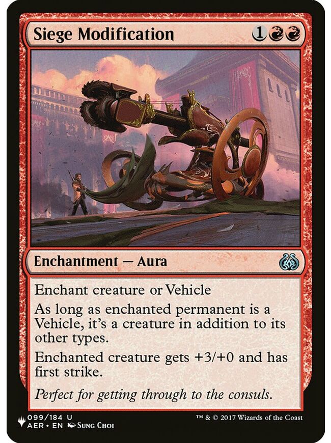 Siege Modification