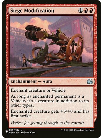 Siege Modification