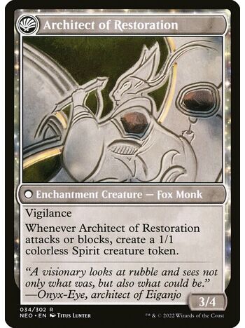 The Restoration of Eiganjo // Architect of Restoration