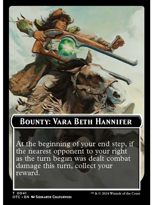 Bounty: Vara Beth Hannifer // Wanted! Token