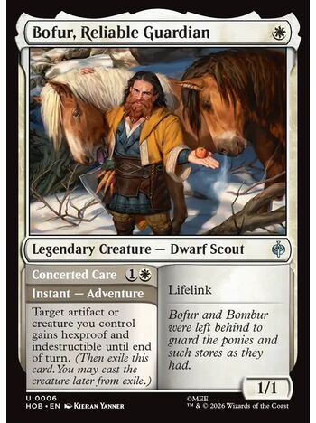 Bofur, Reliable Guardian // Concerted Care