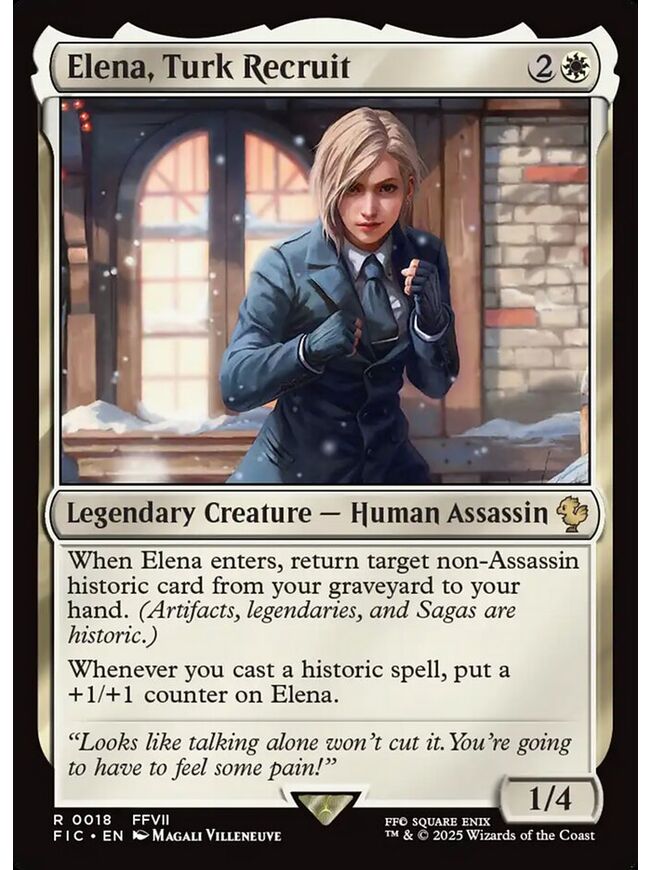 Elena, Turk Recruit
