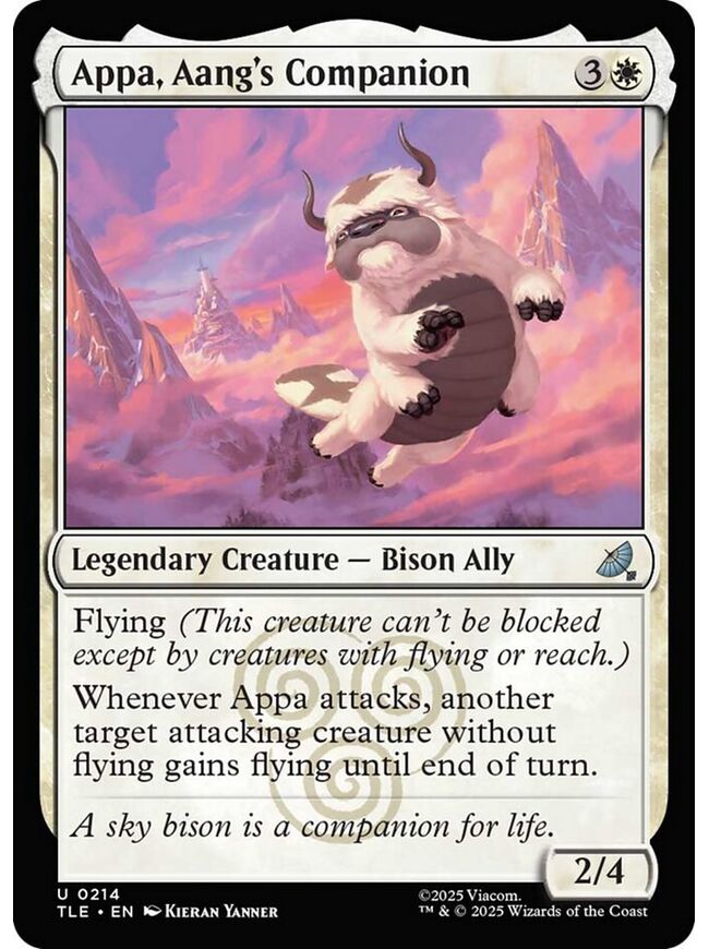 Appa, Aang's Companion