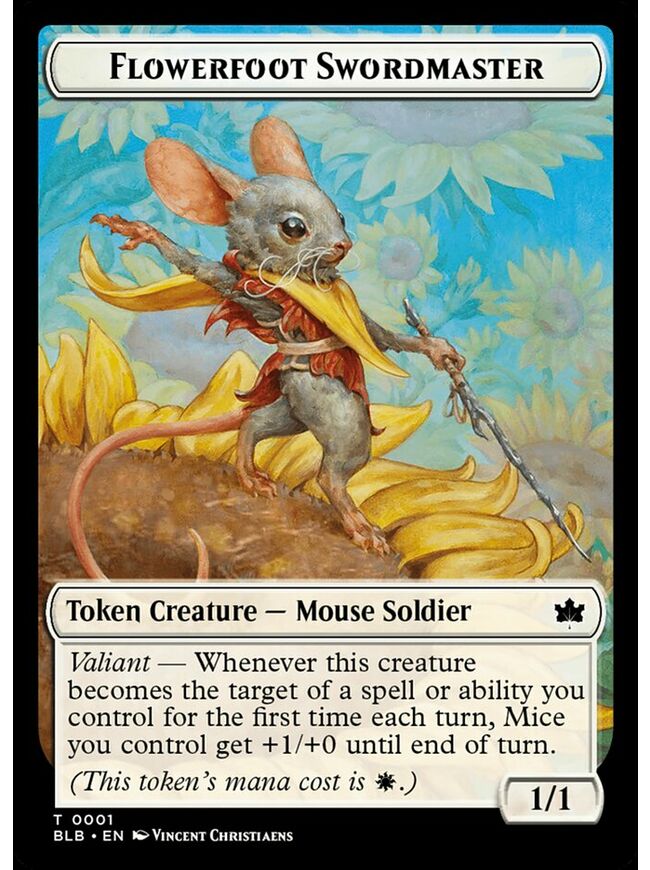 Flowerfoot Swordmaster Token