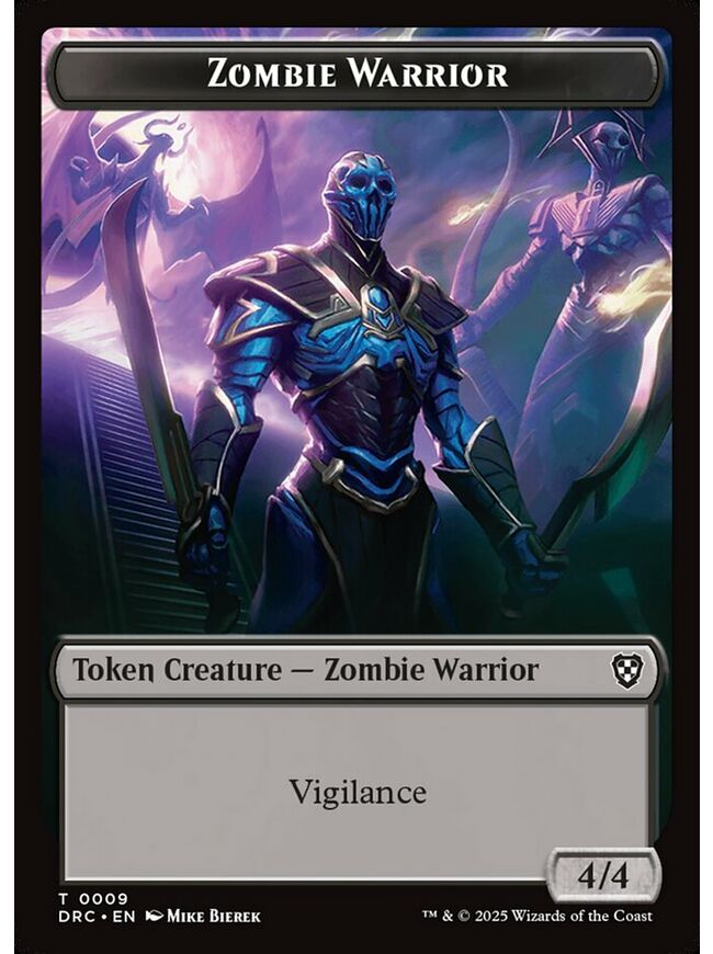 Zombie Warrior Token