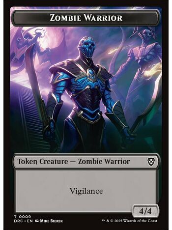 Zombie Warrior Token