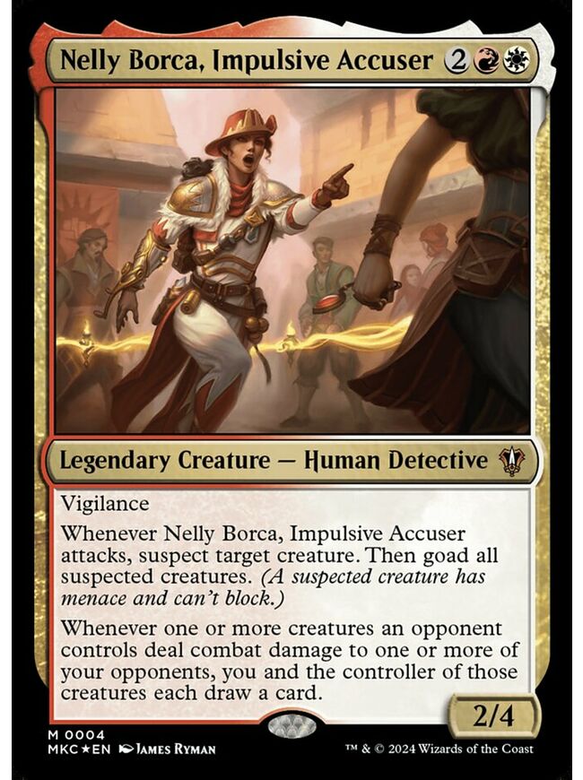 Nelly Borca, Impulsive Accuser
